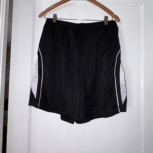 Men’s Athletic Shorts size XL (small xL) black tie inside waist band High-Five